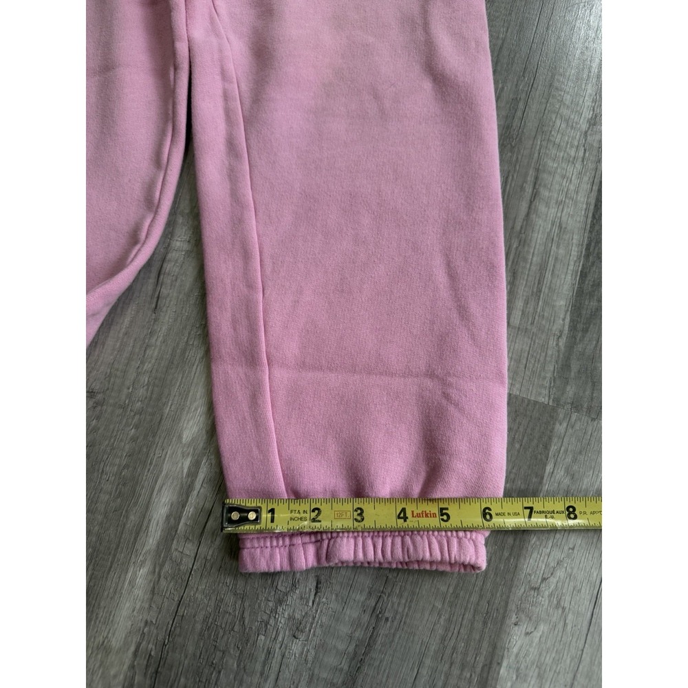 Victoria's Secret Women's 2007 Small Y2K PINK Sweatpants Pink Logo Joggers 86 - Picture 11 of 16